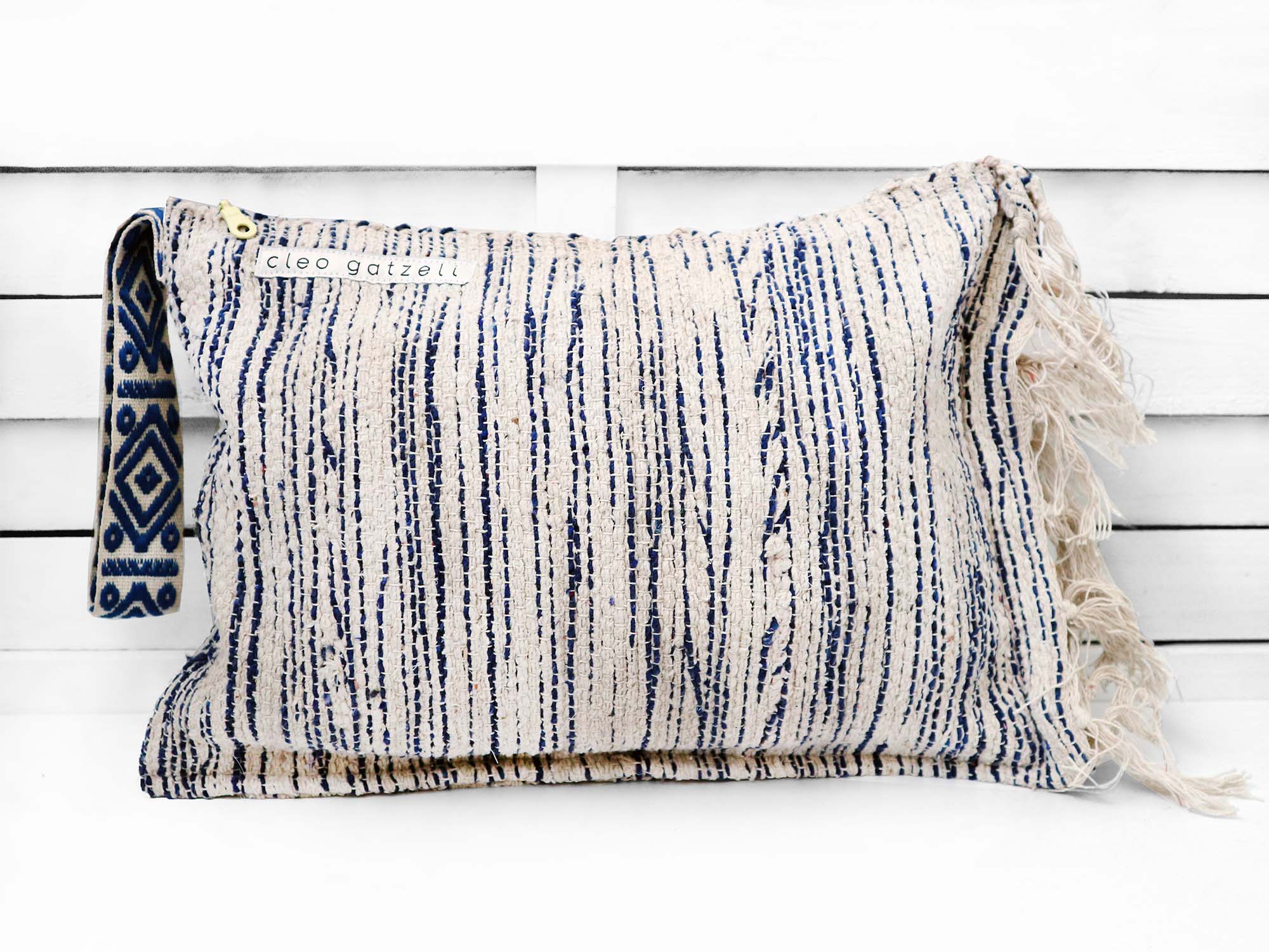 SPLASH - MULTI LOOM clutch bag