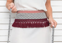 BORDEAUX CELLS waist charm belt