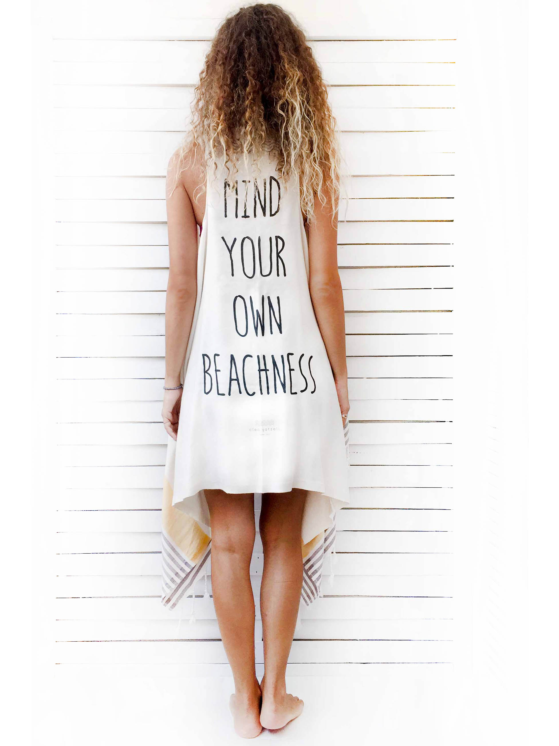 MIND YOUR OWN BEACHNESS duster vest