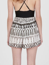 FRINGES WHITE shorts