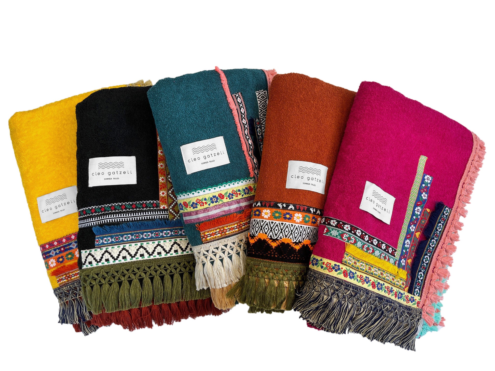 ETHNIC beachtowel - fuchsia