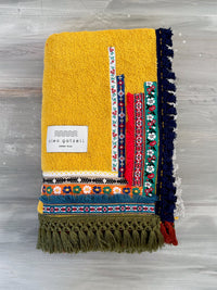 ETHNIC beachtowel - yellow