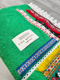 ETHNIC beachtowel - green