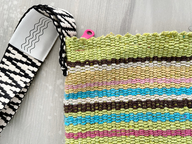 SPLASH - MULTI STRIPES clutch bag