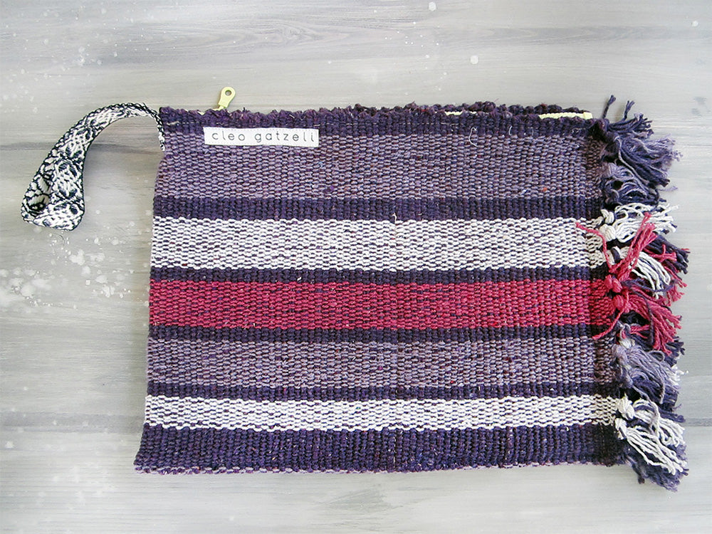 SPLISH SPLASH - WIDE STRIPES clutch bag