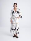 HIGH TIDE maxi kimono with double shoulders