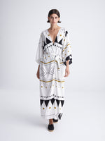 HIGH TIDE maxi kimono with double shoulders