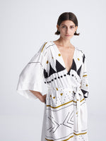 HIGH TIDE maxi kimono with double shoulders