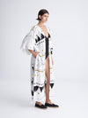 HIGH TIDE maxi kimono with double shoulders