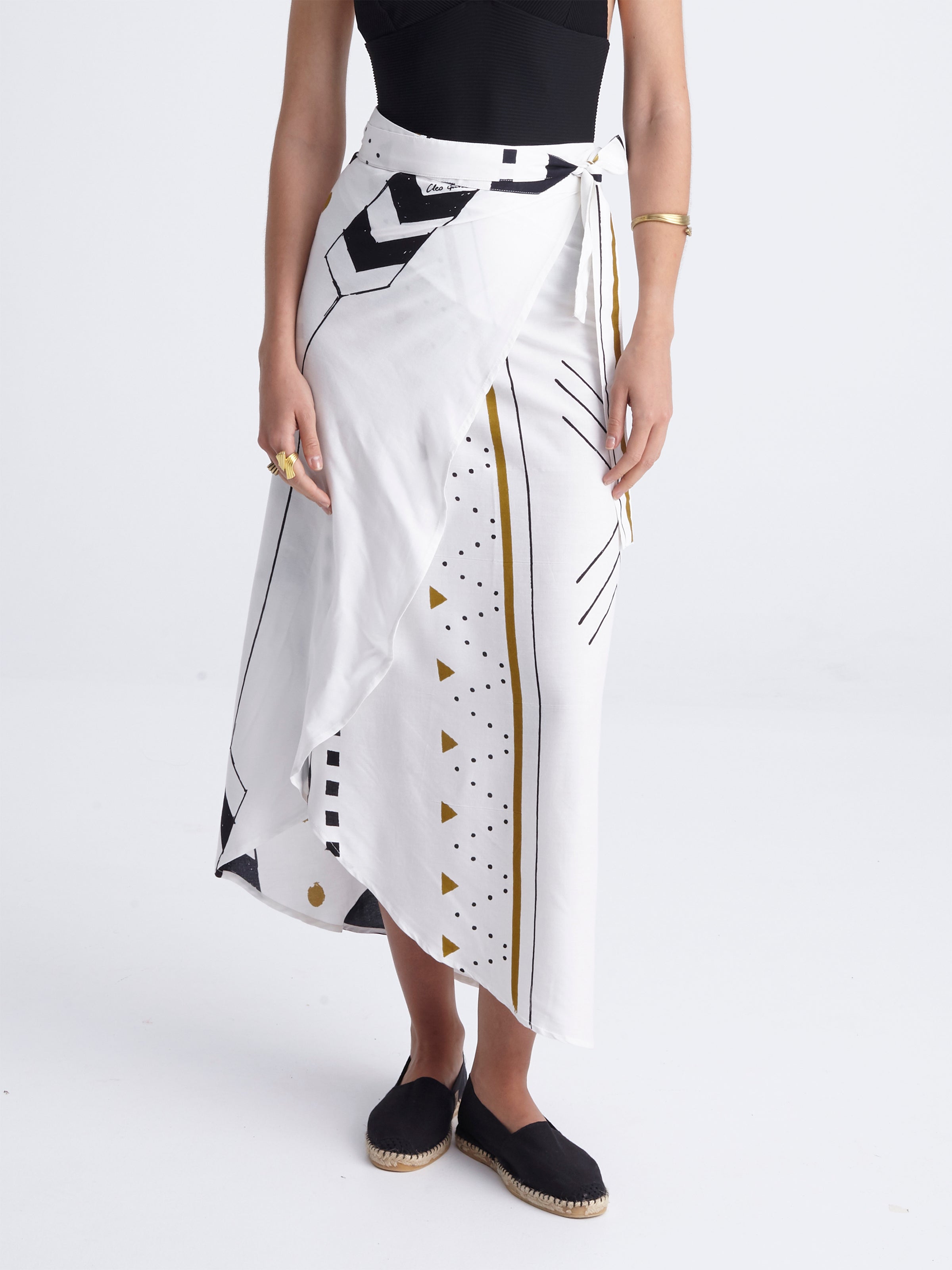 HIGH TIDE wrap skirt
