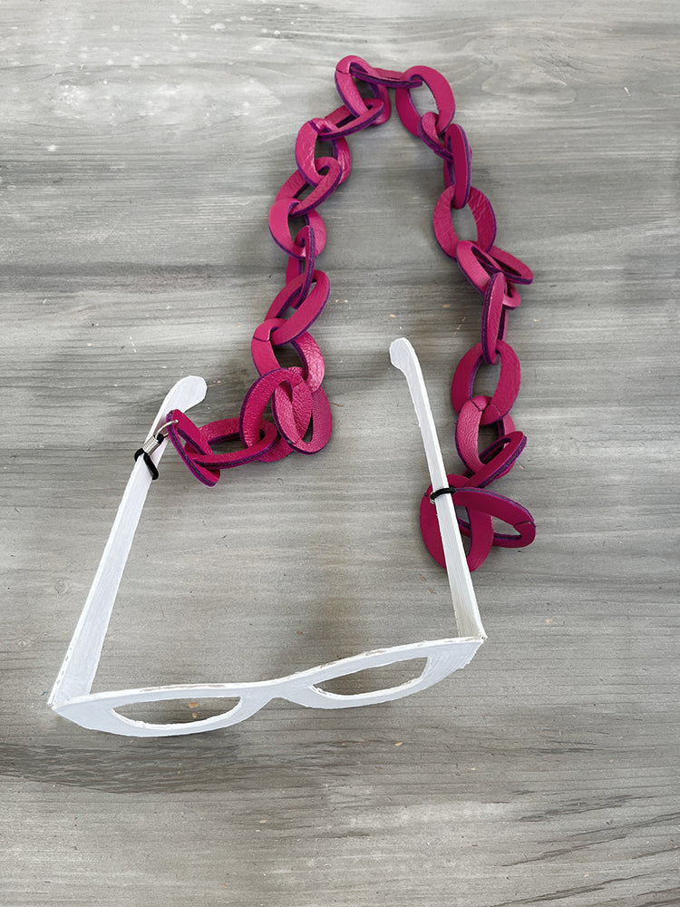 KIRKI glasses leather chain - all colors