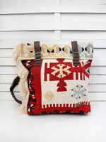 CARAVAN - AZTEC CROSS backpack - red