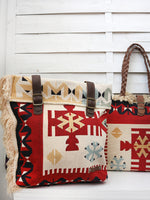 CARAVAN - AZTEC CROSS backpack - red