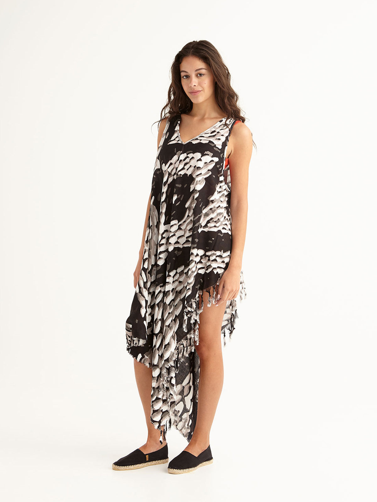 PEBBLES sleeveless pareo dress