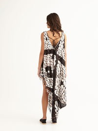 PEBBLES sleeveless pareo dress