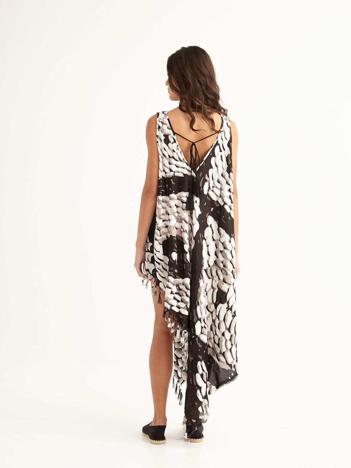 PEBBLES sleeveless pareo dress