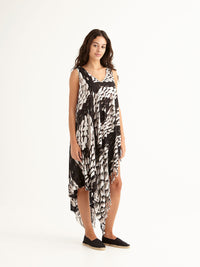 PEBBLES sleeveless pareo dress