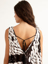 PEBBLES sleeveless pareo dress