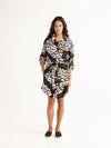 PEBBLES roll-neck shirt dress