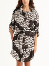 PEBBLES roll-neck shirt dress