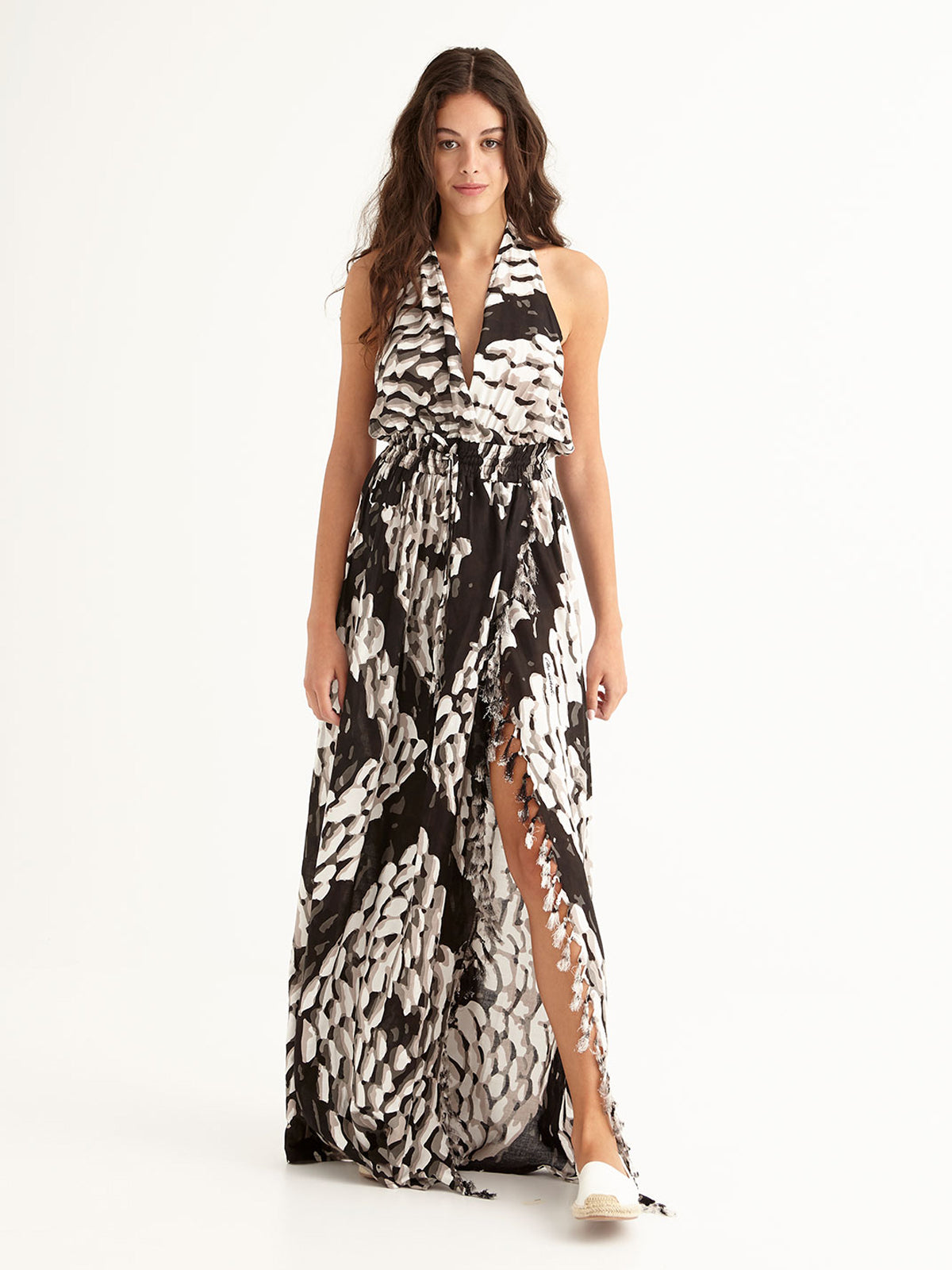 PEBBLES maxi backless dress