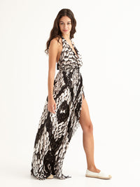 PEBBLES maxi backless dress