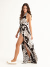 PEBBLES maxi backless dress