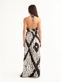 PEBBLES maxi backless dress