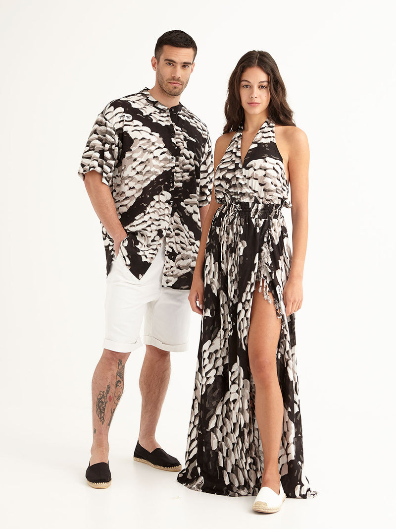 PEBBLES maxi backless dress