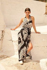PEBBLES maxi backless dress