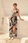 PEBBLES maxi backless dress