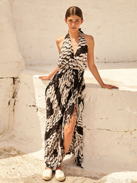 PEBBLES maxi backless dress