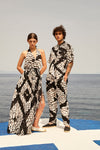 PEBBLES maxi backless dress
