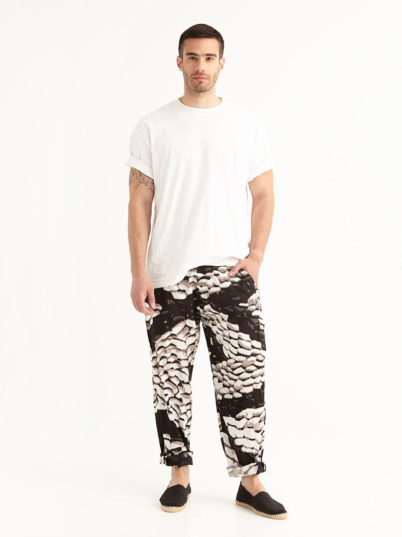 PEBBLES men's loose fit pants