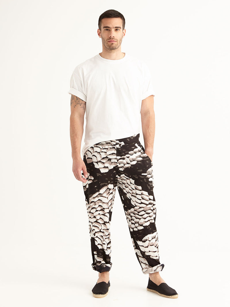 PEBBLES men's loose fit pants