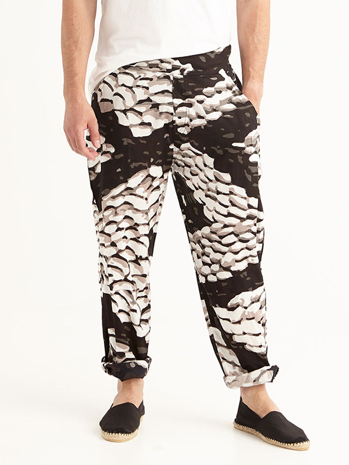 PEBBLES men's loose fit pants