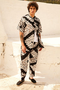 PEBBLES men's loose fit pants