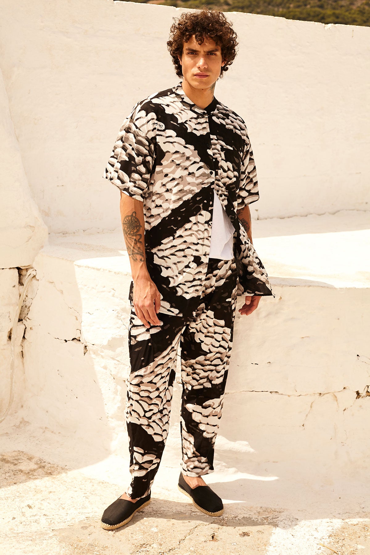 PEBBLES men's loose fit pants