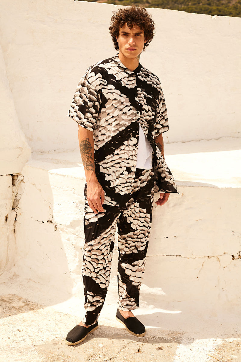 PEBBLES men's loose fit pants