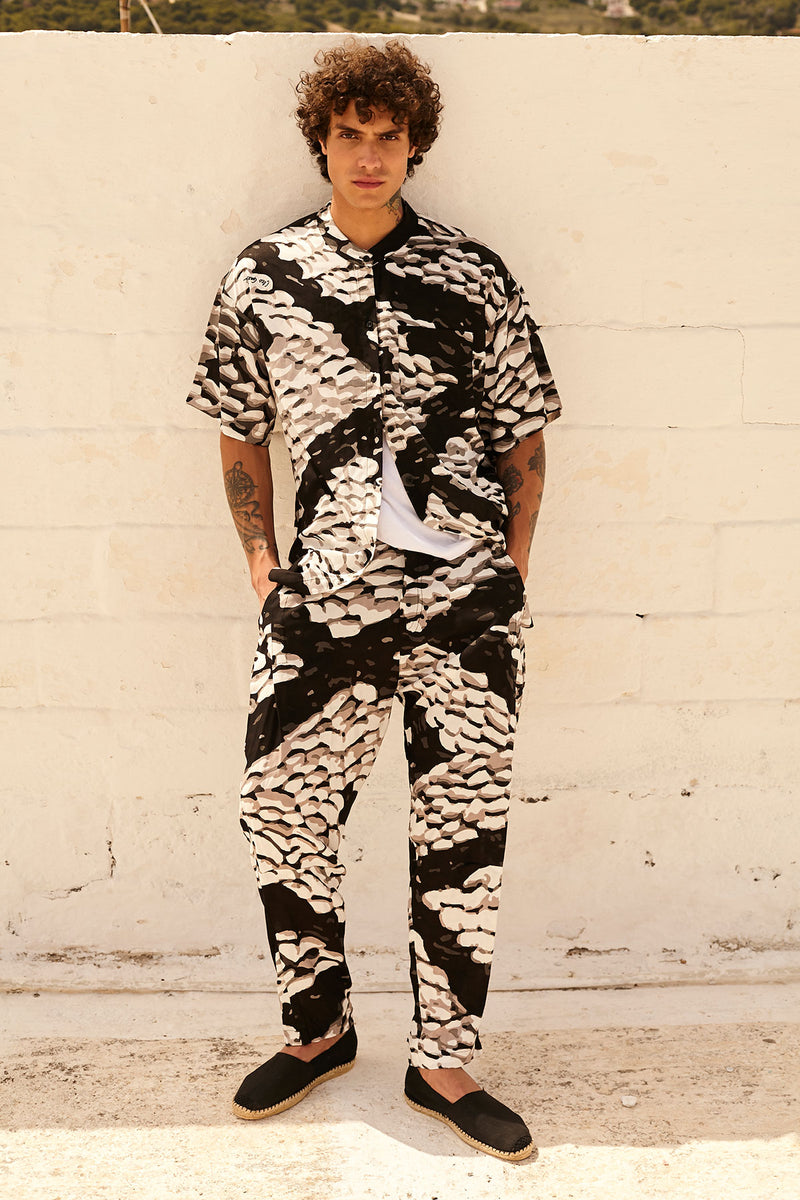 PEBBLES men's loose fit pants
