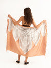 MACRAME PEACH pareo sarong