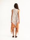 MACRAME PEACH pareo vest