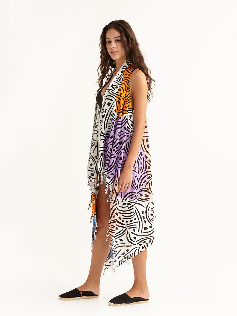 LONG WEEKEND pareo vest