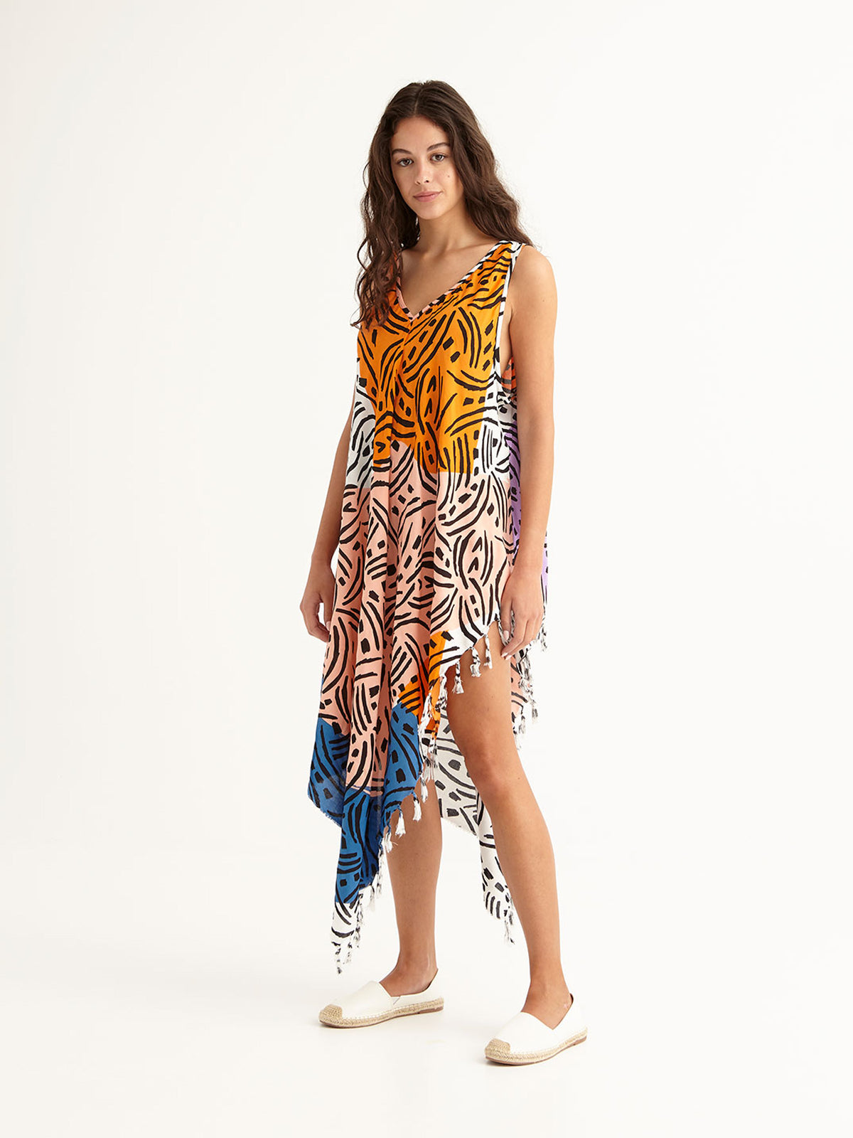 LONG WEEKEND sleeveless pareo dress
