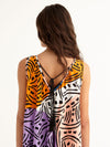 LONG WEEKEND sleeveless pareo dress