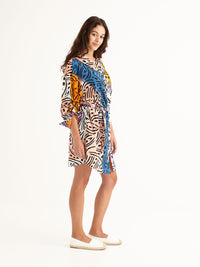 LONG WEEKEND roll-neck shirt dress