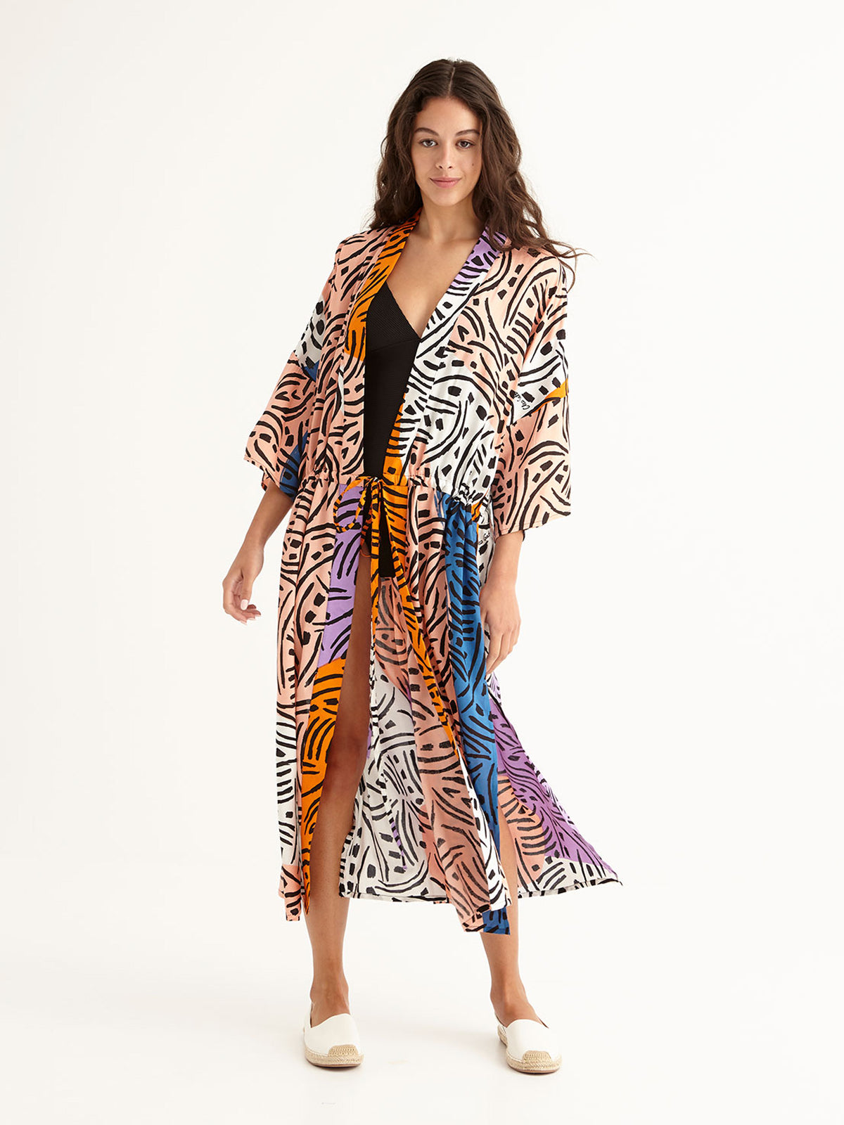 LONG WEEKEND beach robe with side pockets