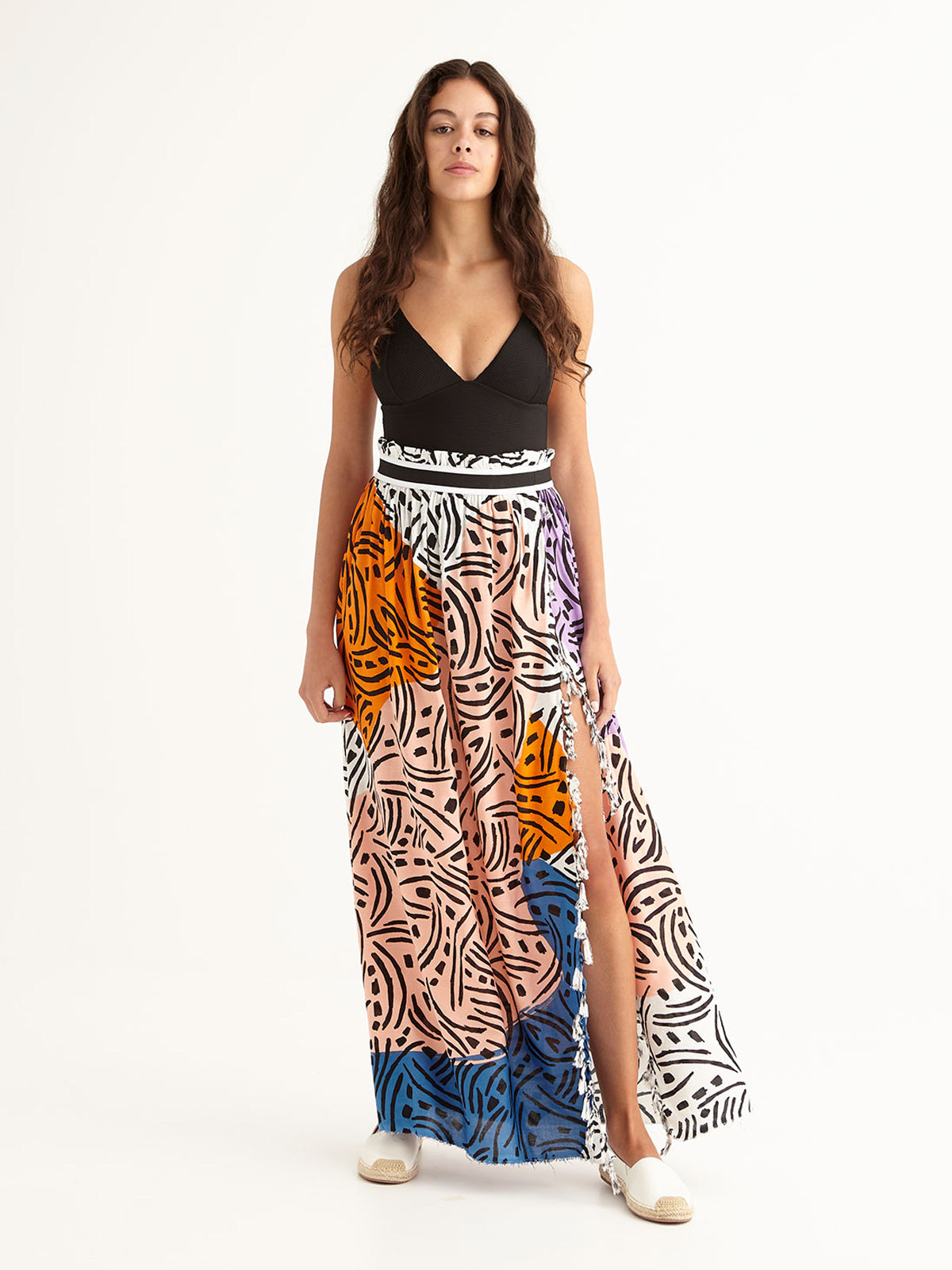 LONG WEEKEND maxi pareo skirt