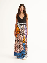 LONG WEEKEND maxi pareo skirt