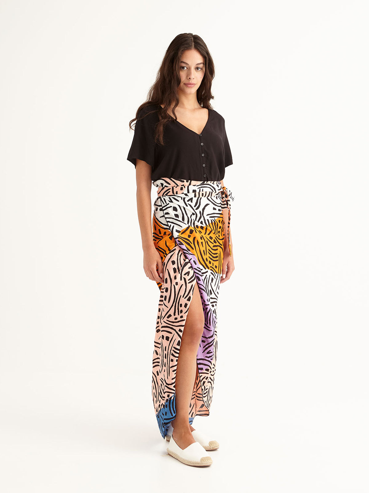 LONG WEEKEND wrap skirt